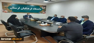 دیدار مدیر و معاونین شعب بانک ملی استان و رئیس شعبه مرکزی با سرپرست دانشگاه فرهنگیان لرستان