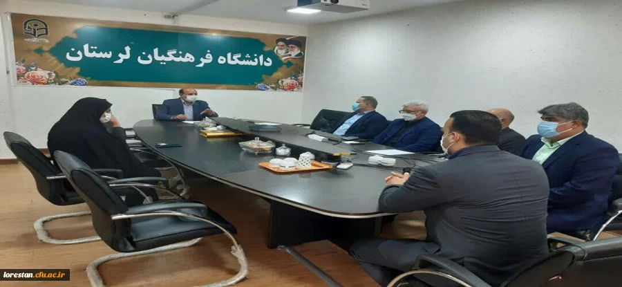 دیدار مدیر و معاونین شعب بانک ملی استان و رئیس شعبه مرکزی با سرپرست دانشگاه فرهنگیان لرستان 2