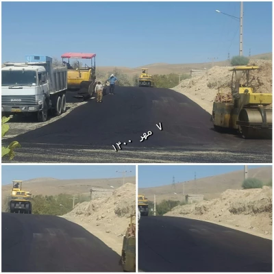 زیر سازی و آسفالت ریزی جاده منتهی به مرکزآموزش عالی شهید میر شاکی دانشگاه فرهنگیان لرستان انجام شد 3