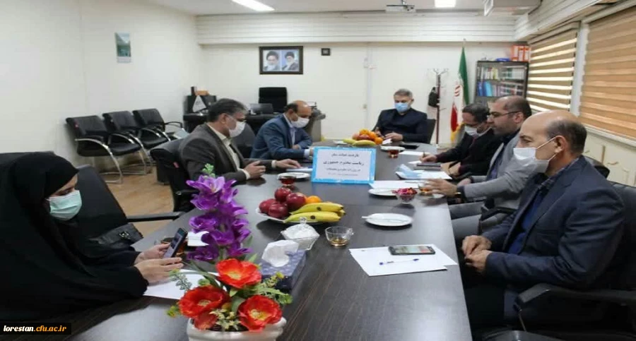 استقرار نمایندگان وزیر علوم در دانشگاه فرهنگیان لرستان جهت پاسخگویی به سوالات مردمی 2