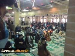 طرح شمیم خدمت توسط دانشگاه فرهنگیان استان و پایگاه مقاومت بسیج کارمندان شهدای دانشگاه فرهنگیان لرستان در حاشیه نماز دشمن شکن جمعه در مصلای الغدیر خرم آباد برگزار شد. 17