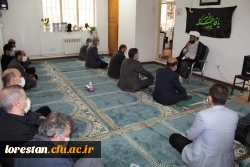 به مناسبت ایام شهادت حضرت فاطمه زهرا سلام الله علیها، گرامی داشت دومین سالگرد شهادت سردار حاج قاسم سلیمانی و حماسه 9 دی محفل انس با قرآن کریم، قرائت زیارت عاشورا و مرثیه خوانی  در ساختمان مدیریت دانشگاه فرهنگیان لرستان برگزار شد 3