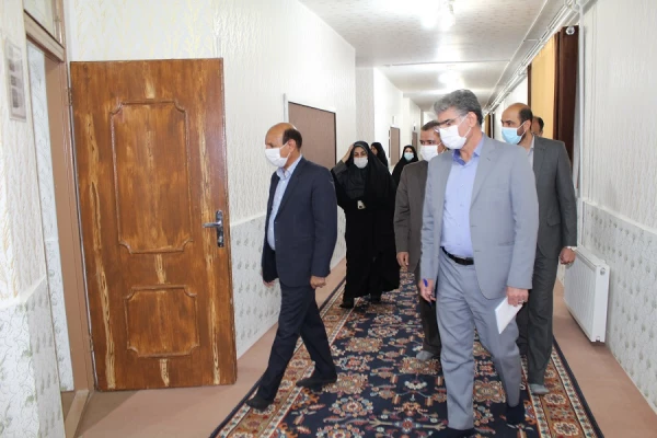 بازدید سرپرست و مسئولین دانشگاه فرهنگیان لرستان از خوابگاه های دانشجویی پردیس آیت اله کمالوند 2