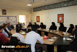 مراسم معارفه مسئول جدید حراست پردیس آیت الله کمالوند خرم آباد