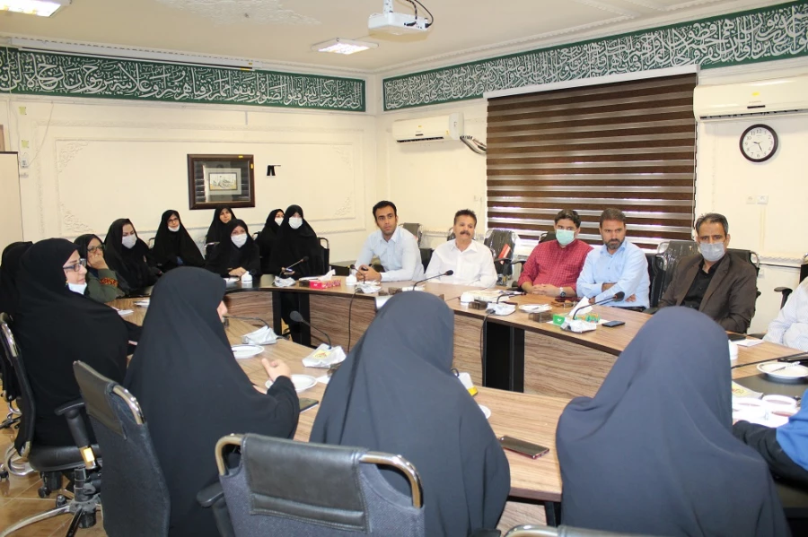 مراسم معارفه مسئول جدید حراست پردیس آیت الله کمالوند خرم آباد