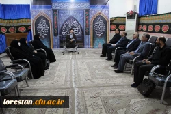 دیدار مسئولین برگزار کننده جشنواره قران وعترت با نماینده ولی فقیه در استان و امام جمعه شهر خرم آباد