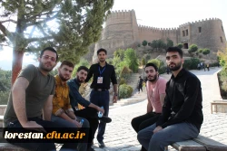 بازدید دانشجویان پسر شرکت کننده درجشنواره سی و دوم قران و عترت بخش دوم مرحله کشوری به میزبانی دانشگاه فرهنگیان لرستان از قلعه تاریخی فلک الافلاک در خرم آباد صبح امروز شانزدهم شهریور ماه به روایت تصویر 4