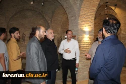 بازدید دانشجویان پسر شرکت کننده درجشنواره سی و دوم قران و عترت بخش دوم مرحله کشوری به میزبانی دانشگاه فرهنگیان لرستان از قلعه تاریخی فلک الافلاک در خرم آباد صبح امروز شانزدهم شهریور ماه به روایت تصویر 7