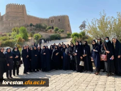 بازدید دانشجویان خواهر شرکت کننده درجشنواره سی و دوم قران و عترت بخش دوم مرحله کشوری به میزبانی دانشگاه فرهنگیان لرستان از قلعه تاریخی فلک الافلاک در خرم آباد صبح امروز شانزدهم شهریور ماه به روایت تصویر 6