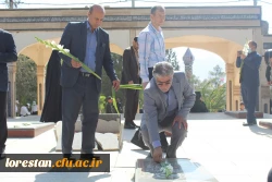 مراسم غبار روبی قبور مطهر شهدای دفاع مقدس به مناسبت آغاز  هفته دفاع مقدس 7