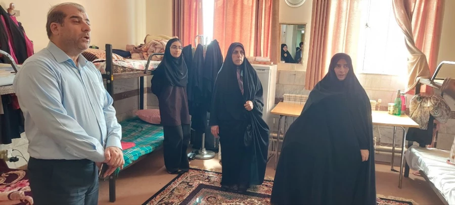  بازدید از سراهای دانشجویی مرکزحضرت زینب کبری (س) بروجرد 2