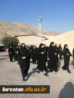 برگزاری همایش پیاده روی به مناسبت هفته تربیت بدنی- پردیس آیت الله کمالوند لرستان(واحد خواهران) 2