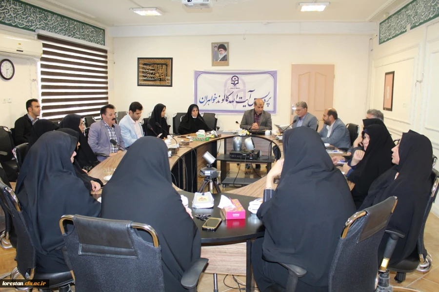 مراسم معارفه سرپرست معاونت دانشجویی و توسعه منابع پردیس آیت اله کمالوند خرم آباد 2