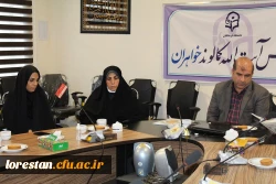 مراسم معارفه سرپرست معاونت دانشجویی و توسعه منابع پردیس آیت اله کمالوند خرم آباد 4