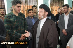 دیدار نماینده ولی فقیه و امام جمعه شهر خرم آباد با دانشجویان پردیس علامه طباطبایی لرستان  7