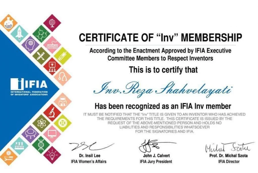 ثبت اختراع جهانی معلم لرستانی  فارغ التحصیل دانشگاه فرهنگیان 4