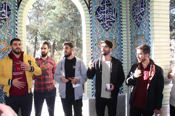 به مناسبت گرامیداشت ایام فاطمیه مراسم سوگواری و عزاداری در پردیس علامه طباطبایی لرستان  4