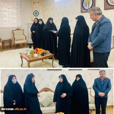 تکریم از همسر شهید والا مقام جلیل آقامیرزایی به مناسبت سالروز وفات حضرت ام البنین (ع)