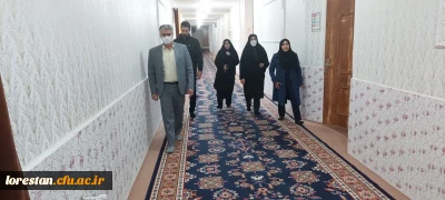 بازدید از سراهای دانشجویی پردیس آیت الله کمالوند خرم آباد به روایت تصویر