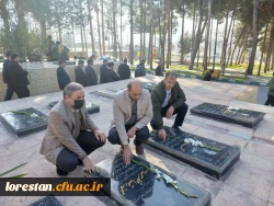 آیین غبار روبی قبور شهدا به مناسبت سالگرد پیروزی انقلاب اسلامی 3