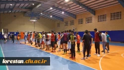 مراسم افتتاحیه و رژه تیمهای شرکت کننده در لیگ فوتسال  پردیس علامه طباطبایی لرستان   5