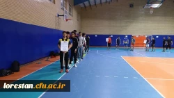 مراسم افتتاحیه و رژه تیمهای شرکت کننده در لیگ فوتسال  پردیس علامه طباطبایی لرستان   9