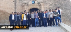 بازدید  اساتید و دانشجویان رشته تاریخ از قلعه فلک وافلاک 2