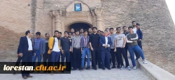 بازدید  اساتید و دانشجویان رشته تاریخ از قلعه فلک وافلاک 5