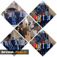 بازدید  اساتید و دانشجویان رشته تاریخ از قلعه فلک وافلاک 10