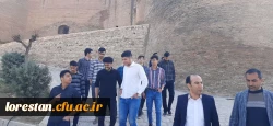 بازدید  اساتید و دانشجویان رشته تاریخ از قلعه فلک وافلاک 12