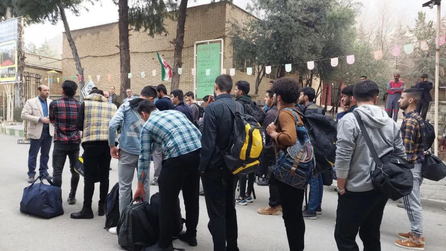 اعزام دانشجو معلمان به مناطق جنگی جنوب ( راهیان نور ) 2