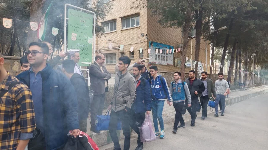 اعزام دانشجو معلمان به مناطق جنگی جنوب ( راهیان نور ) 2