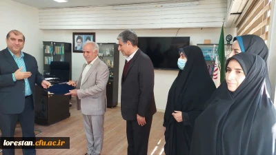 جلسه انتصاب معاونت توسعه ، منابع انسانی و دانشجویی پردیس آیت الله کمالوند خرم آباد