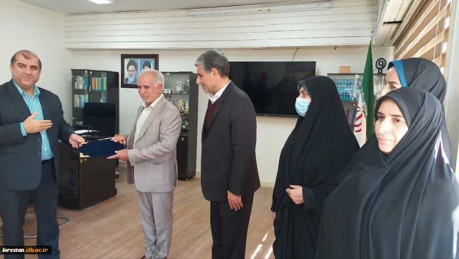 جلسه انتصاب معاونت توسعه ، منابع انسانی و دانشجویی پردیس آیت الله کمالوند خرم آباد 2