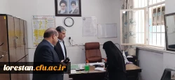 بازدید از ستاد اسکان دانشگاه فرهنگیان لرستان  2
