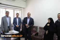 تبریک سال نو سرپرست دانشگاه فرهنگیان لرستان به کارکنان 3