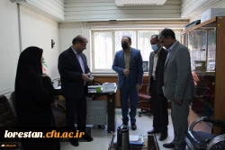 تبریک سال نو سرپرست دانشگاه فرهنگیان لرستان به کارکنان 4