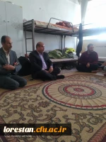 نشست صمیمی با دانشجویا ن در سرای دانشجویی پردیس علامه طباطبایی لرستان 2