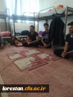 نشست صمیمی با دانشجویا ن در سرای دانشجویی پردیس علامه طباطبایی لرستان 3