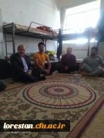 نشست صمیمی با دانشجویا ن در سرای دانشجویی پردیس علامه طباطبایی لرستان 4