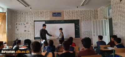 بازدید مدیر گروه علوم تربیتی وکارشناس  کارورزی پردیس علامه طباطبایی لرستان از مدارس مجری کارورزی 