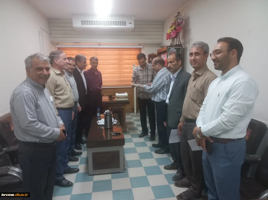 جلسه معارفه معاونت توسعه منابع  و امور دانشجویی پردیس علامه طباطبایی خرم آباد 2