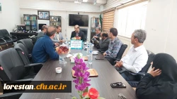 جلسه امضاء تفاهم نامه همکاری فی مابین جمعیت هلال احمر استان و دانشگاه فرهنگیان لرستان 3