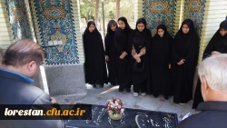 مراسم بدرقه کاروان راهیان اربعین حسینی دانشگاه فرهنگیان لرستان 5