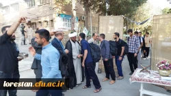 مراسم بدرقه کاروان راهیان اربعین حسینی دانشگاه فرهنگیان لرستان 18