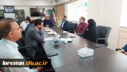 جلسه معارفه مسئول حراست پردیس علامه طباطبایی لرستان 5