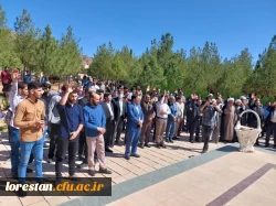 تجمع اعتراضی دانشجویان دانشگاه های استان لرستان در حمله به بیمارستان المعمدانی غزه 2