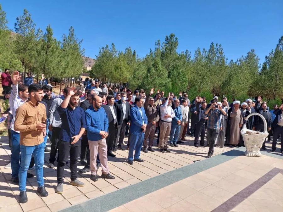 تجمع اعتراضی دانشجویان دانشگاه های استان لرستان در حمله به بیمارستان المعمدانی غزه 2