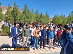 تجمع اعتراضی دانشجویان دانشگاه های استان لرستان در حمله به بیمارستان المعمدانی غزه 2