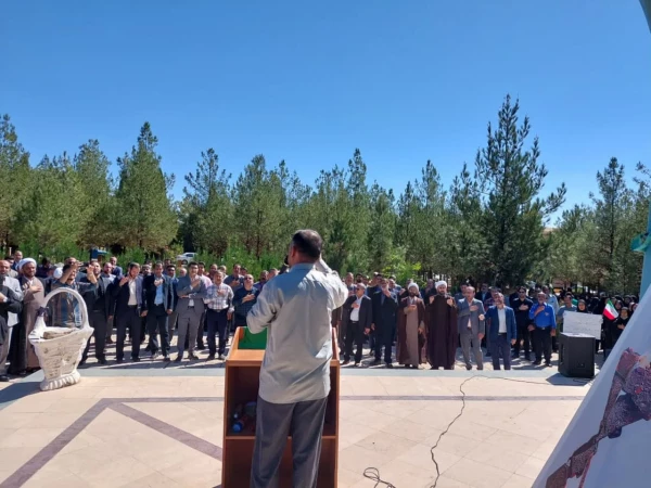 تجمع اعتراضی دانشجویان دانشگاه های استان لرستان در حمله به بیمارستان المعمدانی غزه 2